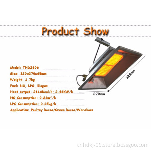 Portable Poultry Livestock Farm /Chicken Farm/ Green House Infrared LPG,Natural Gas Heater,Burner for Sales in Korea
